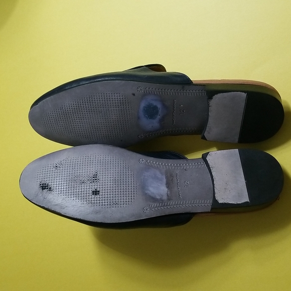 Saks Fifth Avenue Rupert Leather Loafer Mules - Picture 8 of 12